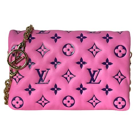 louis vuitton purple and pink bag